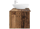 Bathroom Furniture Set 2 pcs Old Wood Engineered Wood 3403918