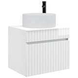 Wall-mounted Bathroom Cabinet High Gloss White 890636