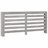 Radiator Cover Grey Sonoma 175 x 20 x 82 cm Engineered Wood 852713