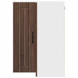 Wall Corner Cabinet LUCCA Brown Oak 57 x 57 x 80 cm 885082