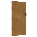 Garden Gate 85x200 cm Corten Steel 153261
