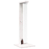 Outdoor Shower 210 cm Solid Pine Wood and Stainless Steel White 886357