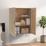 Wall Cabinet Sonoma Oak 69.5x32.5x90 cm Engineered Wood 812297