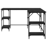 Desk Black Oak 139 x 139 x 75 cm Engineered Wood 882870