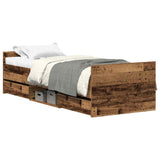 Bed Frame Old wood Engineered wood, solid pine wood, plywood Single 3328808