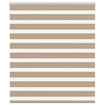 ZNTS Zebra Blind Sand Brown 120x150 cm Fabric Width 115.9 cm Polyester 4014551