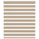 ZNTS Zebra Blind Sand Brown 120x150 cm Fabric Width 115.9 cm Polyester 4014551