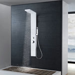 ZNTS Shower Panel System Aluminium Matte White 142372