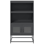 ZNTS Highboard Anthracite 68x39x123 cm Steel 853370