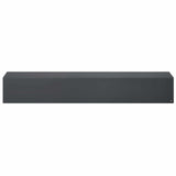 Garden Cover Profile 2 pcs 100 x 20 x 15 cm Steel Anthracite 8012980