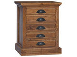 Chest of Drawers Natural 35 x 30 x 60 cm Solid Teak Wood 42017960