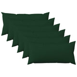 Cushion with Pillow HEERLEN 6 pcs Dark Green Fabric 925262