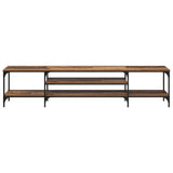 TV Cabinet Old Wood 201 x 35 x 45 cm Engineered Wood and Iron 881307