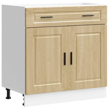 Kitchen Base Cabinet Porto Sonoma Oak Engineered Wood 853980