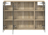 Bathroom Mirror Cabinet Sonoma Oak 63.5 x 16 x 62.5 cm 889153