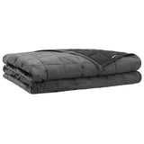 Weighted Blanket Anthracite 200 x 220 cm 13 kg 100% Cotton 205T 3442985