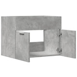 Sink Cabinet Concrete Grey 60x38.5x46 cm Engineered Wood 856208
