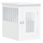 ZNTS Dog Crate Furniture White 45x62x59 cm Engineered Wood 838309