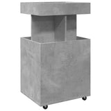 Bar Cart Concrete Grey 50x41x89 cm Engineered Wood 848265