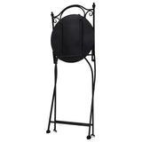 Garden Chair Set of 2 Brown, Black, Cream 46714