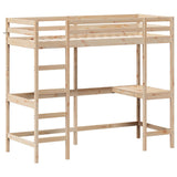 Loft Bed without Mattress 80x200 cm Solid Wood Pine 842854