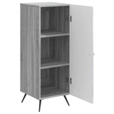 Sideboard Grey Sonoma 33 x 34.5 x 90 cm Engineered Wood 895521