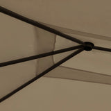 Gazebo 3x4x2.6 m Taupe 160 g/m 313615