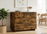 Sideboard Smoked Oak 70 x 38 x 75 cm Engineered Wood 8011527