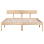 Bed Frame without Mattress Solid Wood 140x200 cm 810147