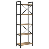 Bookshelf 5-Tier 56 x 34 x 171 cm Engineered Wood Artisan Oak 883867