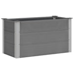 Garden Raised Bed WPC 100x50x54 cm Grey 43603