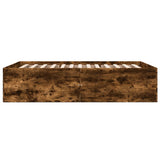Bed Frame without Mattress Smoked Oak 140x200 cm 3280927