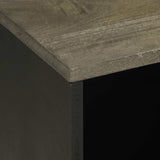 TV Cabinet Black 80x33x46 cm Solid Wood Mango 4017699