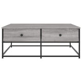 Coffee Table Grey Sonoma 100x99x40 cm Engineered Wood 835297