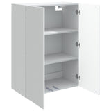 Wall-Mounted Cabinet White 66 x 34.5 x 90 cm Engineered Wood 898395