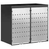 Wheelie Bin Storage for 2 Bins Anthracite 136 x 77.5 x 121.5 cm 3394783