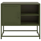 TV Cabinet Olive Green 68x39x60.5 cm Steel 846522