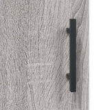 Highboard Grey Sonoma 69.5x34x180 cm Engineered Wood 3198239