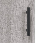 Highboard Grey Sonoma 69.5x34x180 cm Engineered Wood 3189283