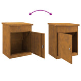 Parcel Drop Box Rusty 47.5 x 38 x 59 cm Weathering Steel 874946