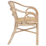 Stacking Chair Natural 58 x 60 x 81 cm Rattan 42033214
