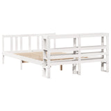 Bed Frame with Headboard without Mattress White 140x200 cm 3305970