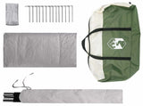 Cabin Tent with Roof Green 210 x 210 x 138 cm Polyester 42028505