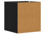 Drawer Cabinet Black Oak 41 x 40 x 58 cm Engineered Wood 8003739