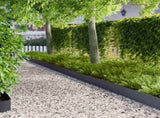 Lawn Edging 30 pcs 103 x 20 cm Steel Anthracite 8008477