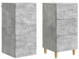 Cabinet Set 2 pcs Concrete Grey 33 x 34.5 x 90 cm 3416730