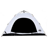 Camping Tent 5-Person White Blackout Fabric Quick Release 4004176