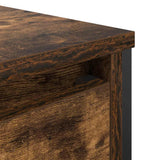Bathroom Basin Cabinet Smoked Oak 60x34.5x60 cm 861894