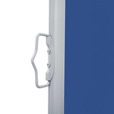 Retractable Side Awning Blue 140x1000 cm 48488
