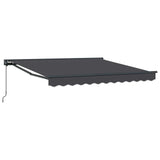 Awning Frame Anthracite 350 x 250 cm Polyester with PU coating 3330221